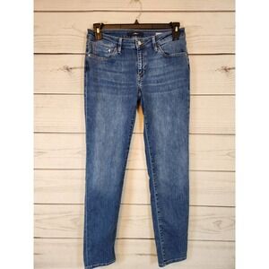 Mavi Women's Blue Solid Stretch Low Rise Skinny Slim‎ Boyfriend Jeans Size W29